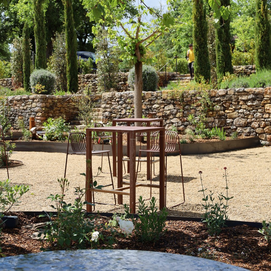 Jardin et terrasse du domaine